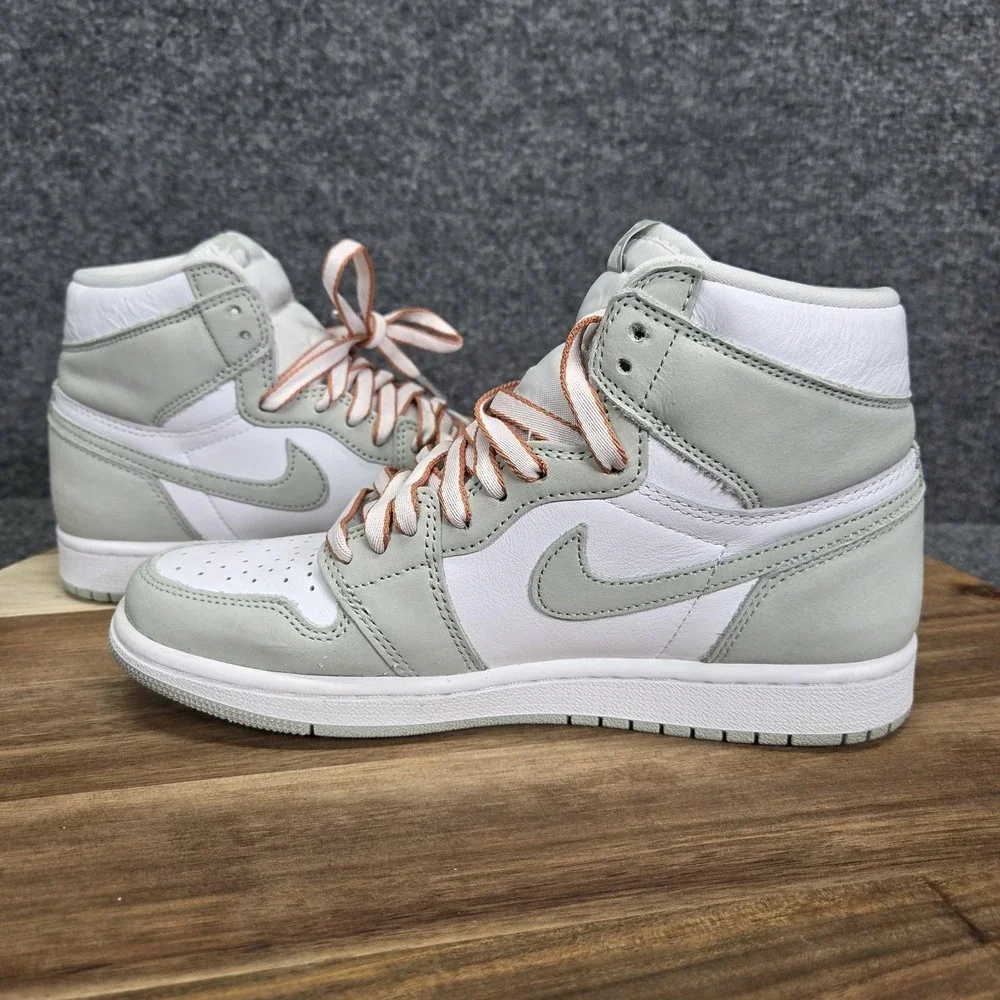 Nike Air Jordan 1 High OG Shoes Womens Size 7 Seafoam‎ White With Box CD0461-002